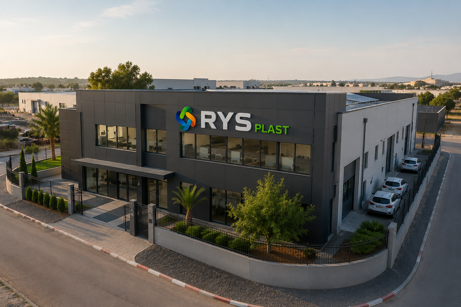 רצפת הייצור והמכונות במפעל RYS Plast